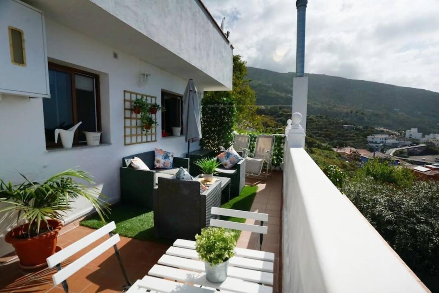 Terraza Centrico Pueblo Aparcamiento Cerca Apartman Icod de los Vinos Kültér fotó